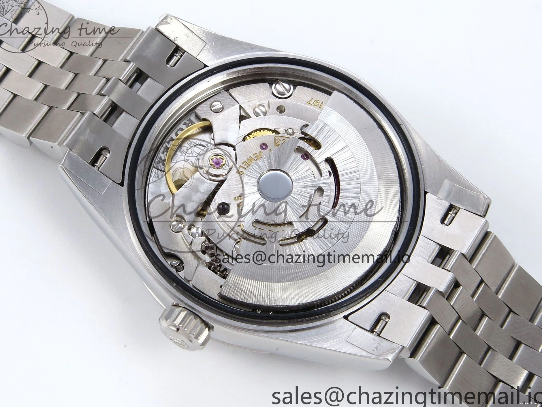 0119 DateJust 31 278384RBR JARF 1:1 Best Edition 904L Steel Gray Roman Diamonds Dial on SS Jubilee Bracelet HZ Classic 875